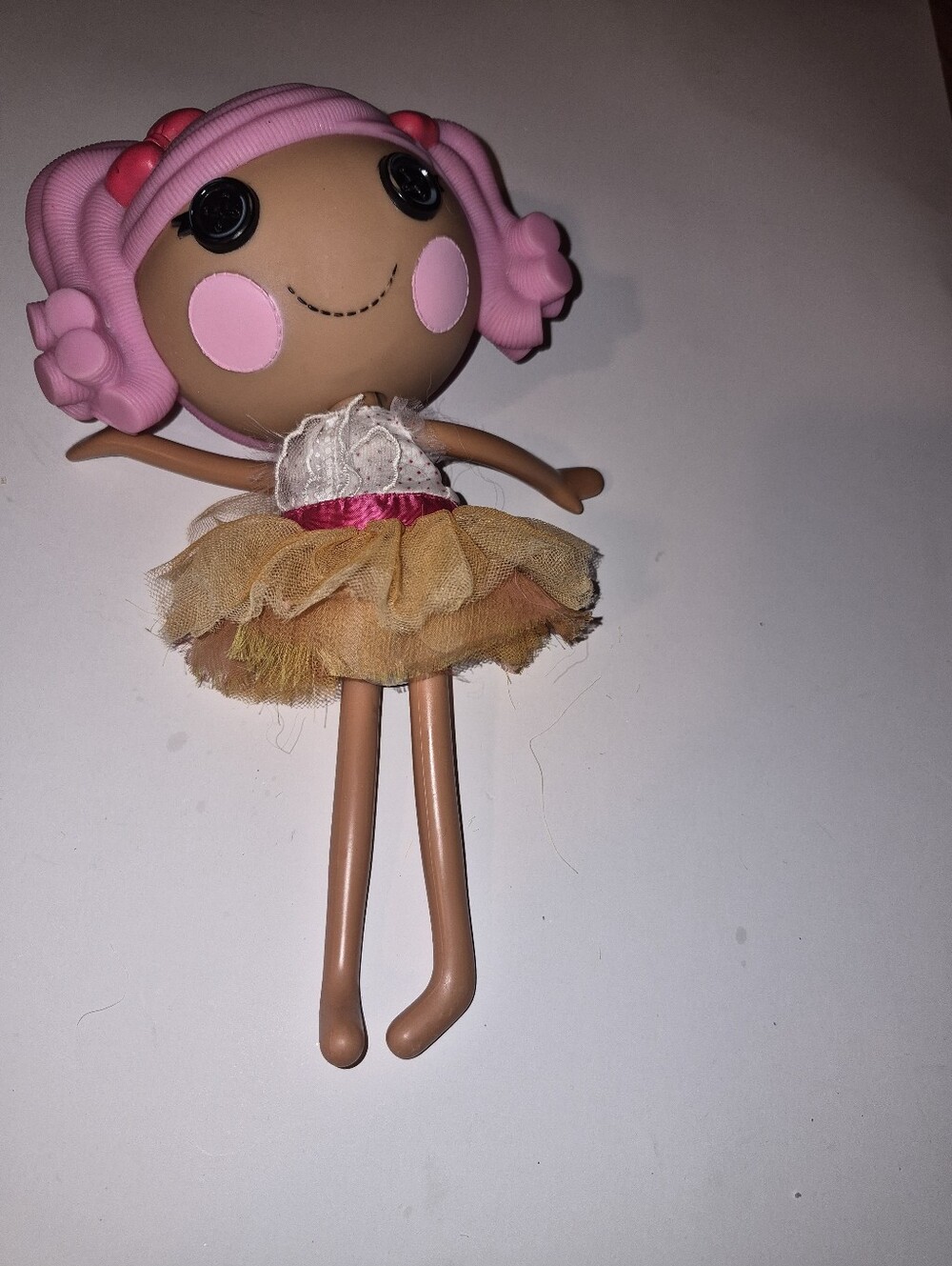 Lalaloopsy Doll Pepper Pots And Pans Pink Hair Red Bows